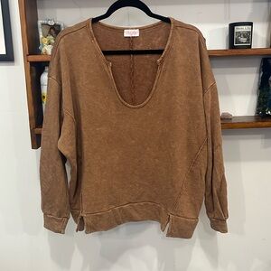 Pink Lily Sweatshirt